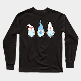 Nurse Gnome Gift for nurse Long Sleeve T-Shirt